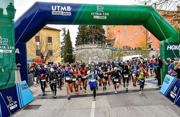 Istria 100 starting line, UTMB qualifier