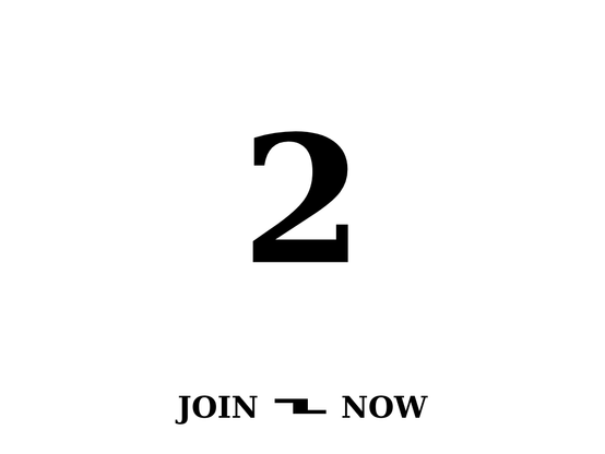 Number "2" with bottomline "JOIN NOW" and the Universal Credit System logo