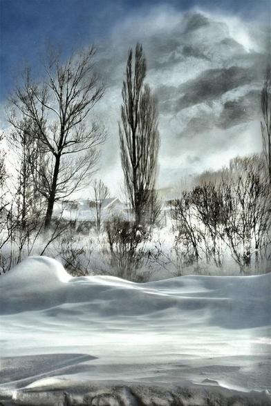 Foto de ventisca en Benasque