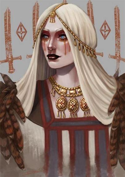 Goddess Freya; image from DeviantArt