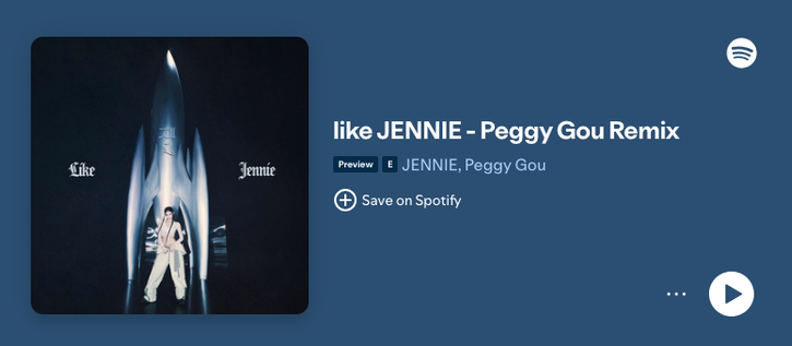 BLACKPINK's JENNIE and DJ Peggy Gou remix