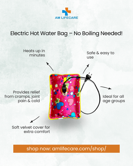 Tired of heating water the old way?
The Electric Hot Water Bag delivers quick, safe, and soothing warmth without any hassle. Perfect for relieving muscle cramps, joint stiffness, period pain, or chilly nights—just plug in, heat, and relax.

Perfect for: Seniors, women, office-goers, fitness lovers
🛍️ Shop now: https://amlifecare.com/product/hot-water-bag-electrical/

#AMLifeCare #PainRelief #HotWaterBag #StayHealthy #HealthAtHome #HomeHealthcare #PainRelief #HeatTherapy #WomensHealth