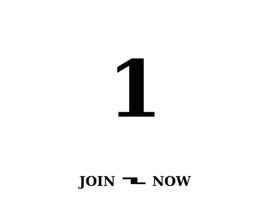 Number "1" with bottom "JOIN NOW" and the Universal Credit System logo