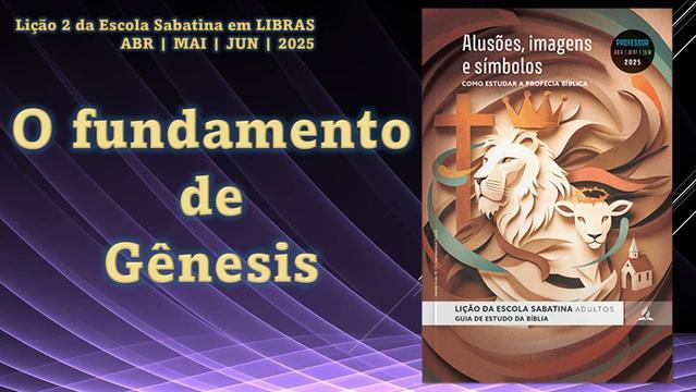 LIÇÃO 2 DA ESCOLA SABATINA EM LIBRAS - 2º TRIMESTRE DE 2025
#liçãodaescolasabatinaemlibras

Tema: O FUNDAMENTO DE GÊNESIS #shorts #libras #fundamento #genesis #gênesis #amor #morte #cordeiro #dragão
🎦 Acesse o vídeo: https://youtu.be/t0ljer1S2AM
🌐 Nosso canal no YouTube: https://www.youtube.com/@evangelibrando_brasil
🤝 WhatsApp: https://chat.whatsapp.com/EsDEBFTSXGx0b6ZxxGYRnT
