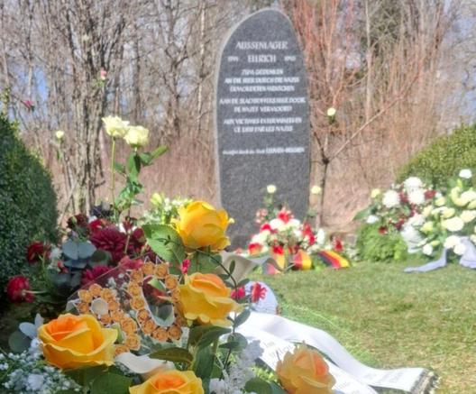 Eindrücke von der Gedenkveranstaltung zum 80. Jahrestag der Räumung und Befreiung der KZ-Außenlager Ellrich-Juliushütte und Ellrich-Bürgergarten am Gedenkort in Ellrich.
