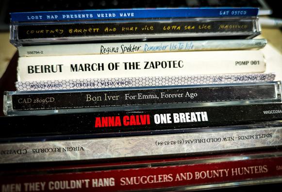 A pile of CD's