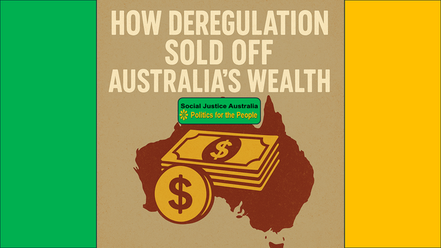 How deregulation sold off Australia's wealth.
