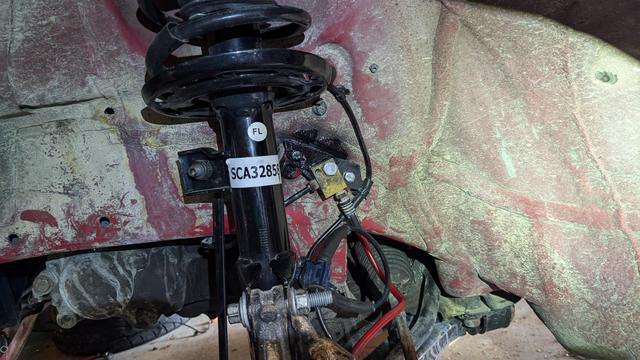 Fabricated bracket to hold the brake line place like factory
