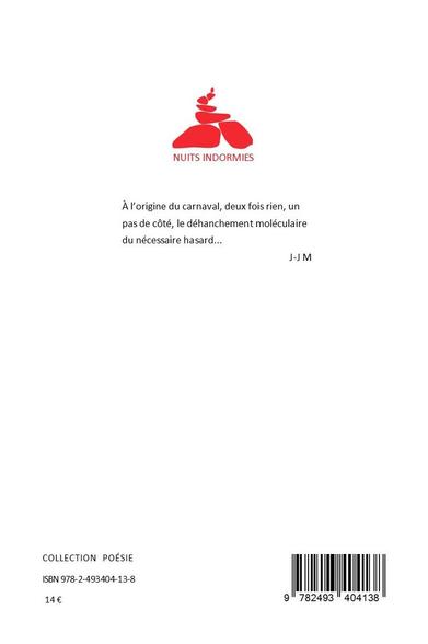 quatrième de couverture Carnaval Jean-Jacques Marimbert