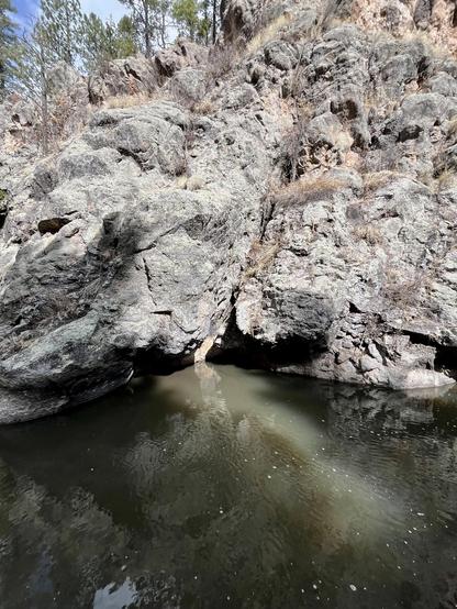 Rocks and creek in Jemez.