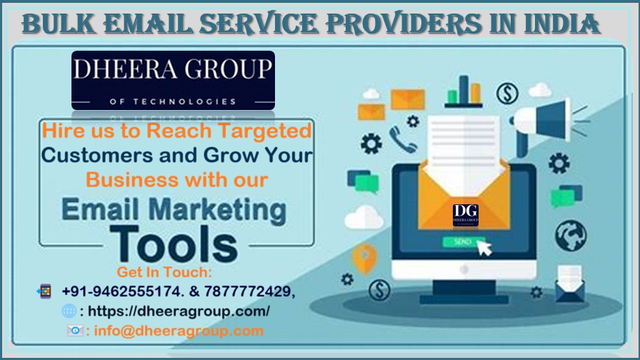 Dheera Group Of Technologies offers comprehensive email marketing services, helping businesses build strong customer relationships and drive conversions through targeted campaigns. Get In Touch: 📲  +91-9462555174. & 7877772429, 🌐: https://dheeragroup.com/email-marketing-in-india/

📧: info@dheeragroup.com

#EmailMarketingServicesinIndia #BulkEmailService  #EmailMarketingServices #EmailMarketingInIndia