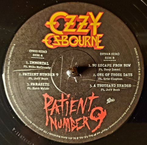 Center label of disc 1 (of 2)