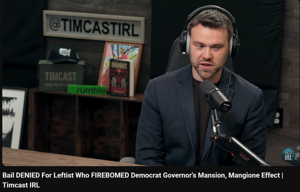 I dunno some idiot white boy sitting in the dumbest den of stupidity. He's wearing headphones. There's a sign behind him that says @TimCastIRL

His face looks stupid but not as stupid as Tim Pool's