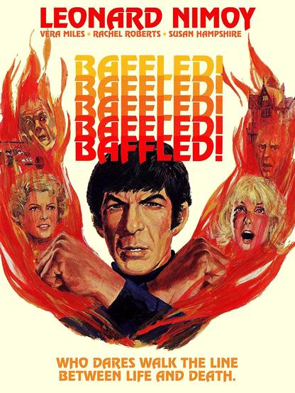 Four posters for the 1972 British-American science fiction television movie “Baffled!”. Two are from The USA, One is from Italy and One is from France. 