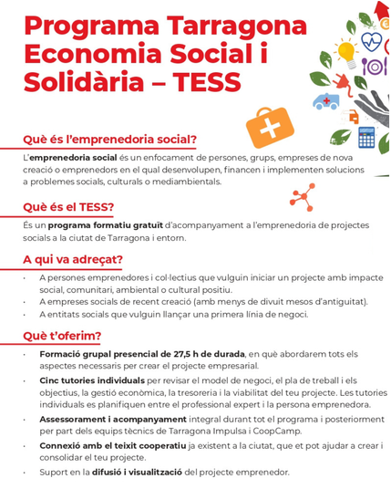 Cartell amb informació bàsica sobre el TESS