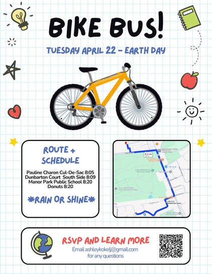 Poster of Manor Park bike bus