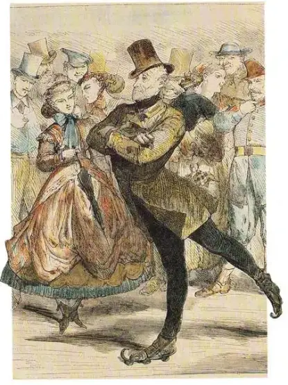 L’original de la place de la Concorde – dessin de Bertall de 1867 – collection personnelle de Sam Nieswizski
