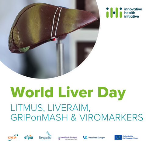 👩‍🔬 19 April is #WorldLiverDay. What are we doing to advance #LiverResearch? 
🌻 Growing a biobank
🫂 Working with patients #PatientResearch
🧪 Improving diagnosis of #LiverDisease
🩸 Developing biomarkers 
👉 Find out more: https://europa.eu/!Fkbf4r
#IHITransformingHealth #HorizonEU 
