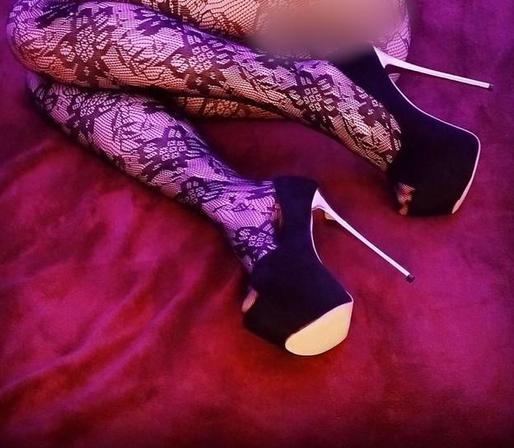 me in fishnets and heels, sexy as always