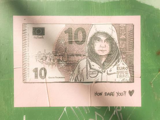 10€, Greta Thunberg