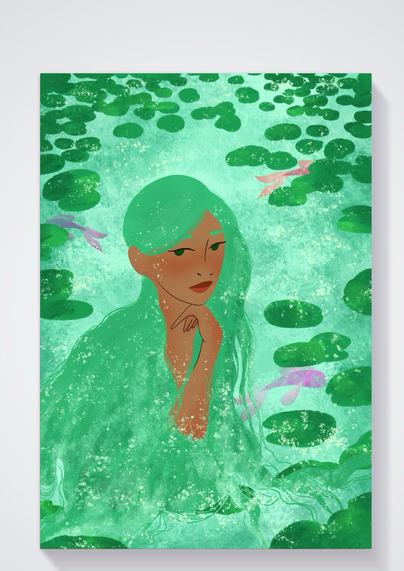 Illustration Ondine affiche