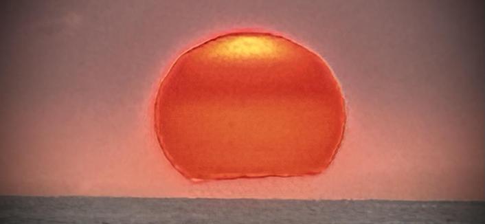 The sun sets near Kailua-Kona, Hawaii.