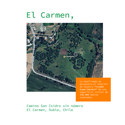 mapa la huallizada El Carmen