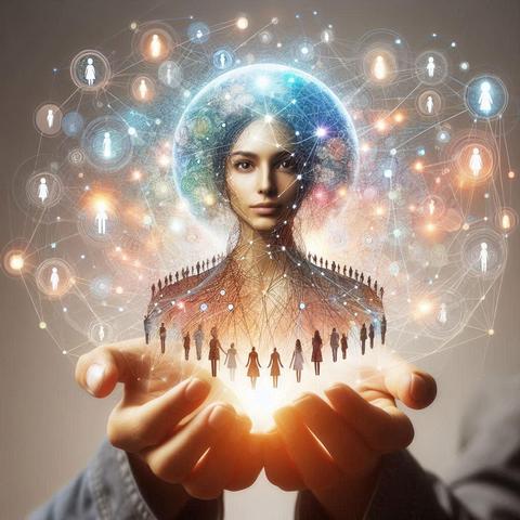 La interdependencia es un concepto fundamental que refleja cómo las acciones, decisiones y condiciones de una entidad impactan y están conectadas con las de otras.
Celebra la interdependencia:
- Reconoce tu conexión inherente con otros.
- Honra y atesora esa conexión.
- Entiende que una relación sana parte y termina en uno, pasando por el todo.

https://philosophia.today/