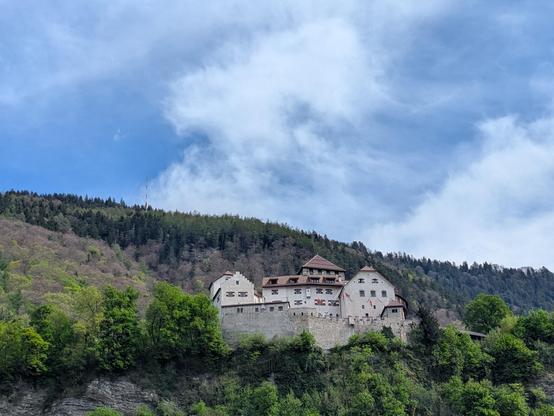 Château où réside le prince du Liechtenstein