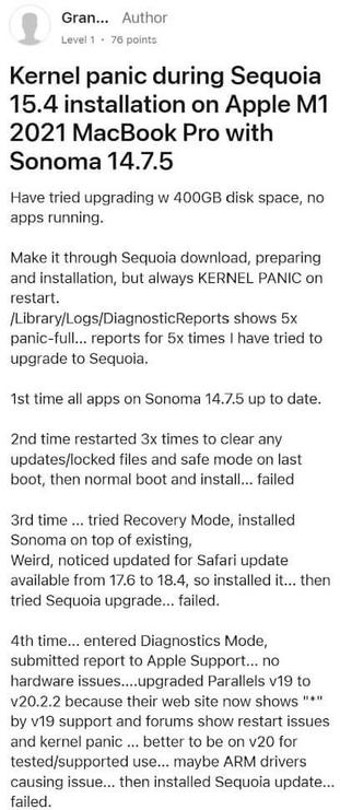 😱 Hit with the dreaded Kernel Panic after the macOS 15.4 update on your M1 or M4 MacBook? Don’t panic—learn how to fix the issue and save your system. #MacBookFix #KernelPanic