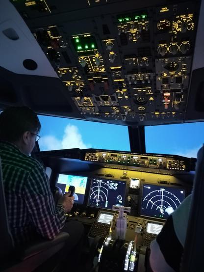 Airplane simulator 