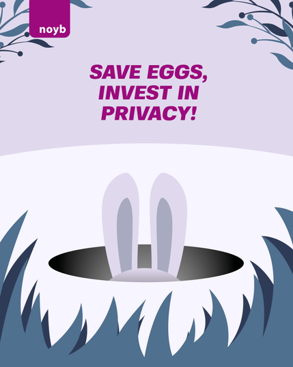Save eggs, invest in privacy!