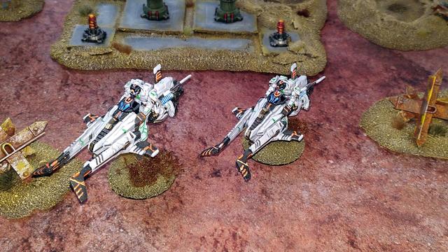 2 Enforcer Jet Bikes for Firefight, 1 of them with HMX-32 Missile Launcher.