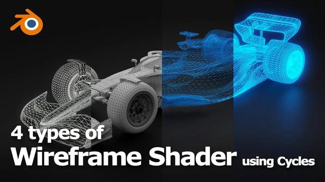 How to render wireframe in Blender
