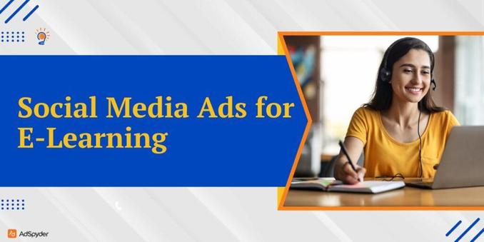 social media ads for e learning