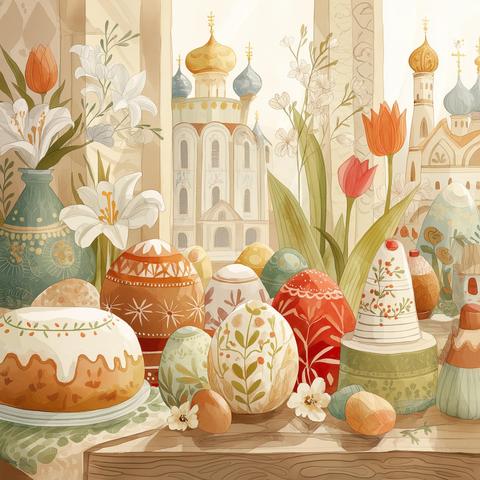 🐣🌸 Do you spëk КУЛИЧ? Yes, I spëk! 🥖✨ Celebrate Russian Orthodox Easter with the joy of linguistic fun, traditional kulich bread, and springtime renewal! 💐🐇  Rejoice in His resurrection and the blessings of eternal life. Happy Easter! 🌟✝️ #EasterFun #LanguageMix #КУЛИЧ #OrthodoxEaster 