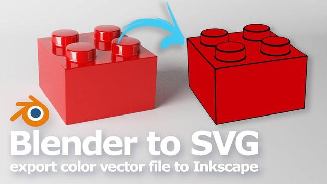 How to export SVG from Blender 

