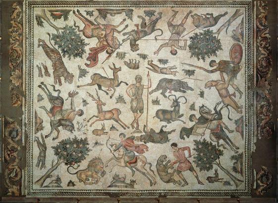 The hunt scene