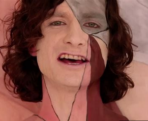 Tightly cropped still from Gotye video "Somebody That I Used To Know"