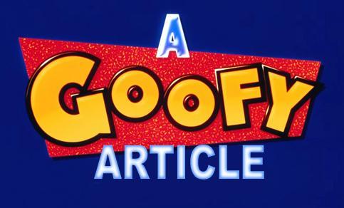 Logo for A Goofy Movie, altered to say "A Goofy Article" instead.
