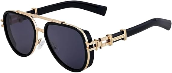 Retro Vintage Punk Aviator Sunglasses