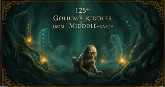 Gollums sitting in his cave