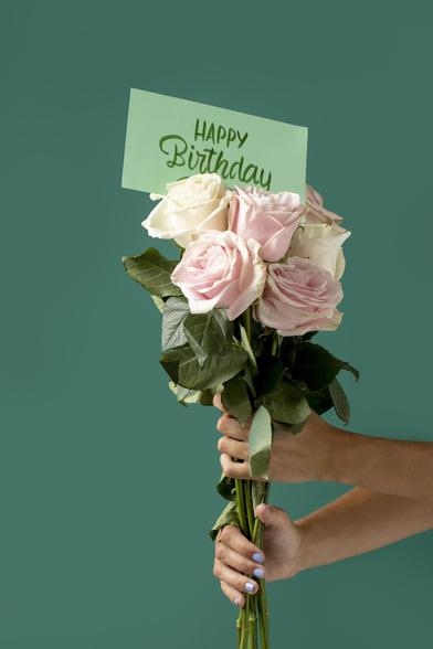 happy birthday flowers