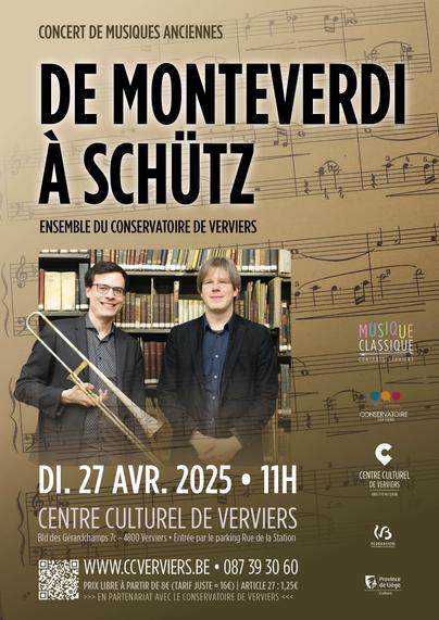 De Monteverdi à Schütz - concert de Musique ancienne.
