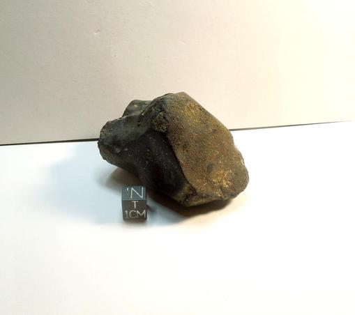 Unclassified NWA chondrite with fresh fusion crust.