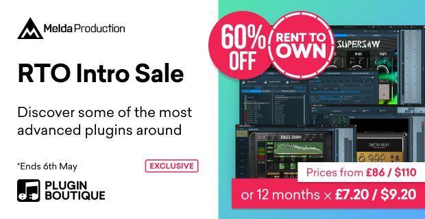 Meldaproduction RTO intro sale