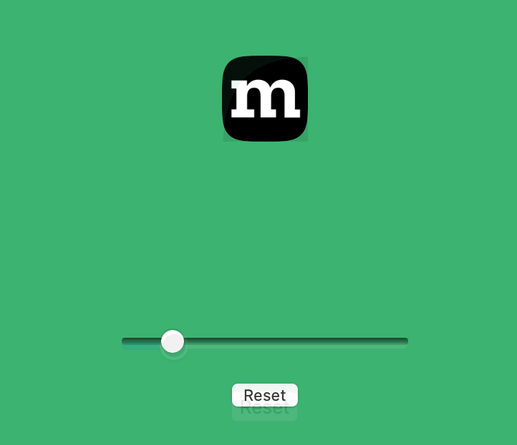 Screenshot of the squircle clip path in Safari. The app icon shows the Mozilla logo, with a range input to control the icon size, and a reset button at the bottom.

The app icon is scaled down to a size of 60 pixels and the clip path scaled down properly.
