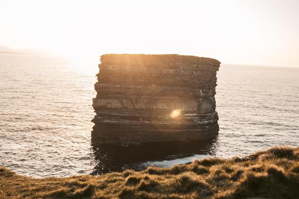 Sunset at Downpatrickhead Ireland