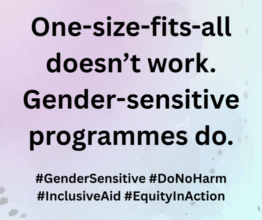 gender sensitive programming 