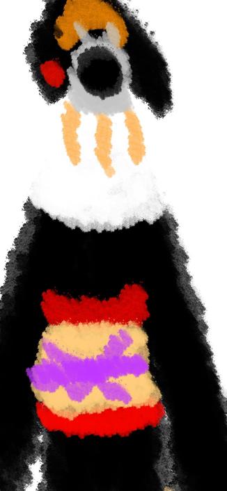 Watercolor Geisha Woman